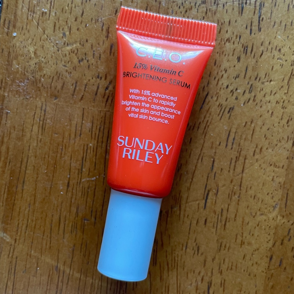 Sunday Riley CEO brightening serum trial size